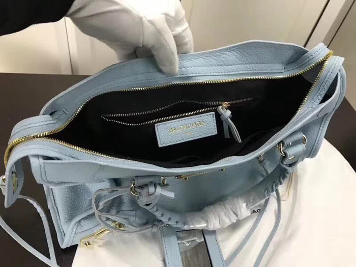 BALENCIAG巴黎世家 經典機車 原版山羊皮 包邊五金款 手提肩背斜挎包  BL1437